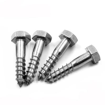 China Good Quality Suitable Price Stainless Steel Hexagon Head Tapping Screws Wood Screws for sale