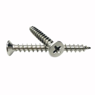 China Wholesale Stainless Steel Top Selling Quality Stainless Steel Flat Head Self Tapping Screws Warranty for sale