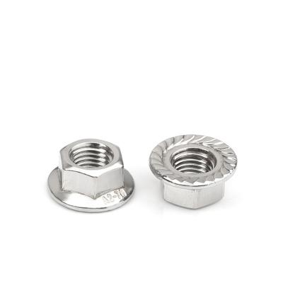 China Heavy Industry Low Price Guaranteed Quality Stainless Steel Lock Nut All Metal Flange Nut for sale