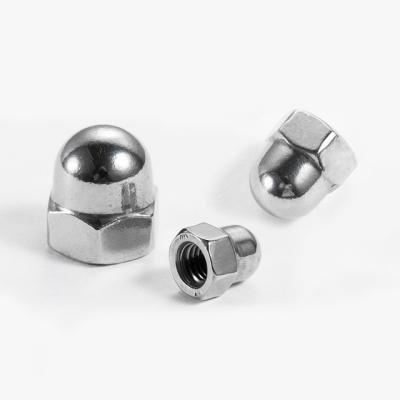 China Heavy industry din 1587 m8 m10 stainless steel domed hex cap nuts bolt caps cap nut for sale