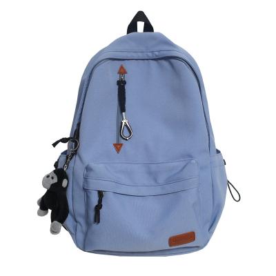 China High School Student Anti-theft Simple Solid Color Simple Large Capacity Sports Sublimation Portable Casual Backpack For Teens for sale