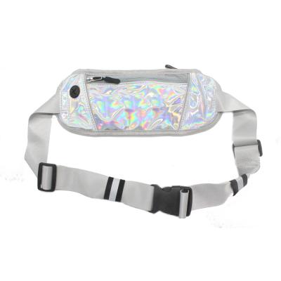 China Custom Magic Running Waist Bag Laser Unicorn Fanny Pack Color Small Portable Anti-theft Fashion Korean Sports Style For Men for sale