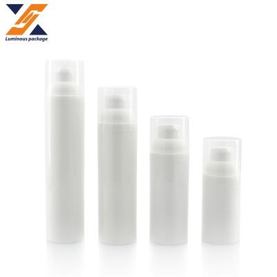 China Popular Classic Airless Personal Skin Care Cream BB BB CC Cosmetic Packaging PP Set Bottles 30/50/75/100ML for sale