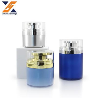 China 30g 50g 100g Luxury Skin Care Jars Acrylic Airless Pump Cream Jar For Cosmetics Bottle for sale