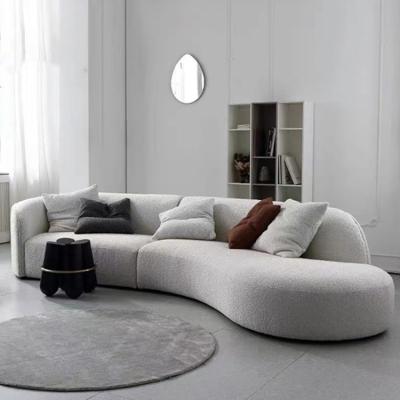 China (Size)new fashionable comfort sofa furniture corner sectional set adjustable modern curved sofa modular modern curved sofa for sale