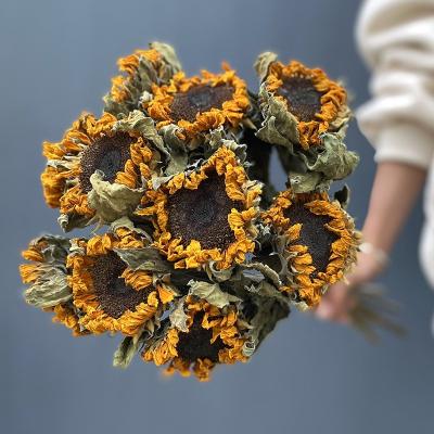 China A-66 Amazon Amazon 2021 Durable New Arrivals Natural Flower Artificial Flowers Sunflower Home Decorative Dry Decorations for sale