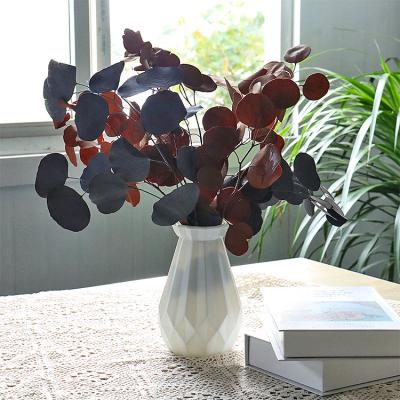 China 2021 New Arrivals Natural Cheap Natural Candles Touch A-45 Decorative Flowers Dried Flower Eucalyptus Dry Garland for sale