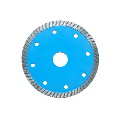 China Turbo Tile 4.5inch 115mm Diamond Saw Blade Porcelain Tile Diamond Cutting Disc for sale