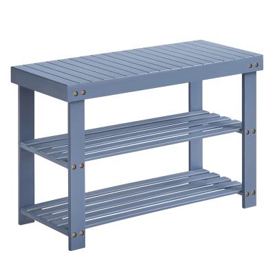 China SONGMICS Outdoor Waterproof Bathroom Shoe Rack Bench Single Shoe Rack for sale