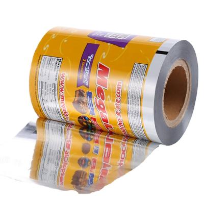 China Custom Printed Moisture Proof Multilayer Laminated Film For Chips Roll Popsicle Packing Sachet Tea Banana Film For Auto-Packing Machine for sale