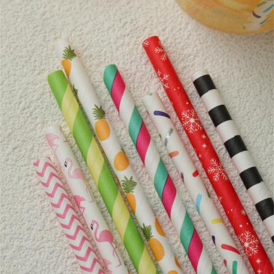 China Recyclable Most selling products pink eco disposable biodegradable paper straws for sale