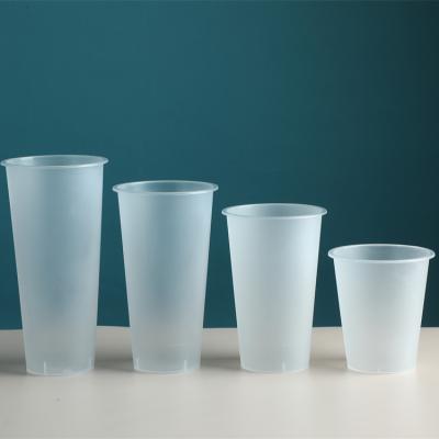 China Single Wall Customized beverage 180 cc pp with lid plastic cup for sale