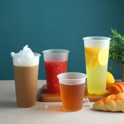 China Single Wall Good quality juice pp stadium 24oz 90mm pp plastic cup for sale