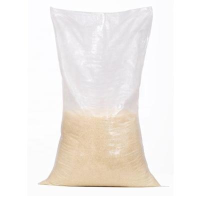 China 25kg transparent rice customized by 100% polypropylene moisture proof 50kg packing pp woven bag for sale