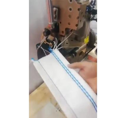 China Construction worksÂ   two ton woven double needles straight lines bag industrial sewing machines for sale