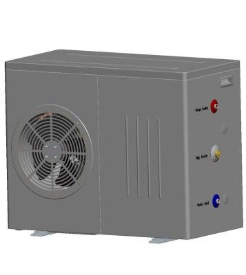 China 7.5 kW Domestic Air Source Heat Pump; with circulation pump inside for sale