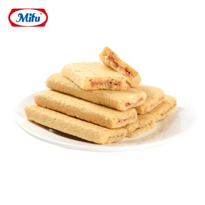 China Wholesale Low Fat Organic Rice Crackers Chinese Snacks 138g Leisure Snacks With Nuts Cereal Soft Filling Brownies for sale