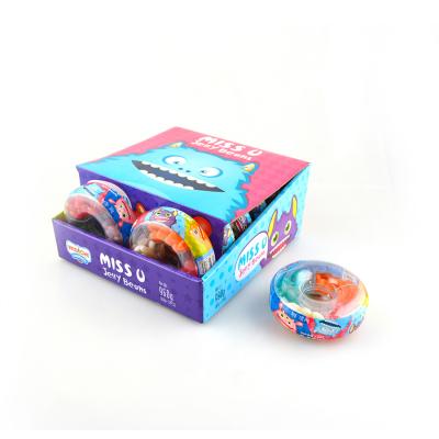 China Miss Normal You Brand Jelly Bean Candy Mix Flavor Donut Packed Halal Colorful Bulk Jelly Bean for sale