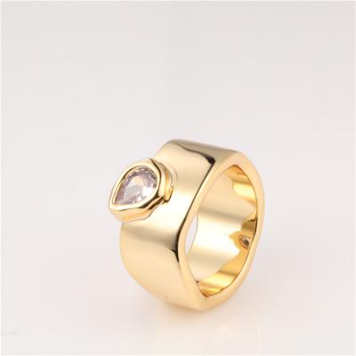 China CLASSIC Custom Logo Silver And Gold Wedding Ring Customize Women Ring for sale