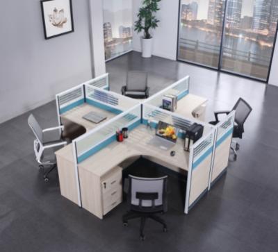 China 2020 Modern Style Office Convertible Modern Office Cubicle 1/2/3/4/6 Person Splits Workstation for sale