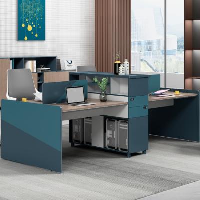 China China Manufacturer Convertible Modern Modular Office Workstations Executive Office Table 9D38 for 2, 4, 6 Person for sale