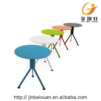 China Round table modern design tall furniture with three leg, door coffee table, tea table C72-3 for sale