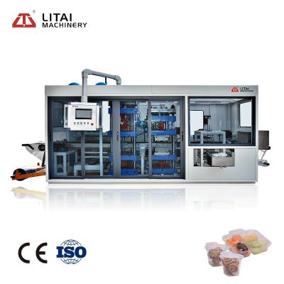 China Automatic Plastic Clamshell Plastic Clamshell Thermoforming Products Disposable Food Container Making Machine for sale