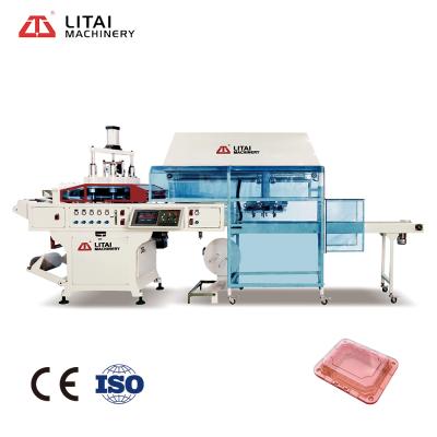 China Food Package Thermoforming and Stacking Automatic Punching and Stacking Machine Egg Tray Thermoforming Machine for sale