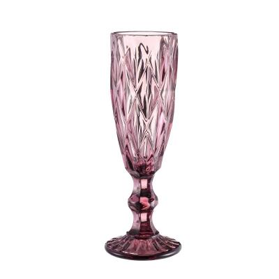 China Wholesale Crystal Clear Party Congratulations Champagne Glass Lead Free Colored Champagne Flutters Champagne Glass for sale