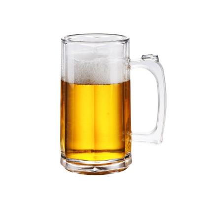 China New Luxury Light Weight Non Brittle PC Plastic Material Cup Acrylic Beer Mugs for sale