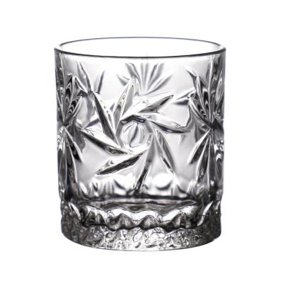 China Lightweight Luxury Lead Free Whiskey Water Glass Mug Crystal Clear Etching Glass Tumblers for sale