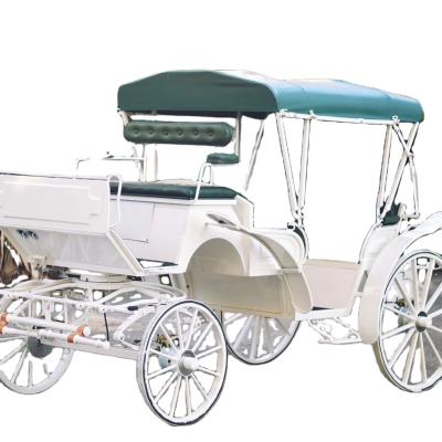 China Cheval-drawing white opposite wedding carriage for sale for sale