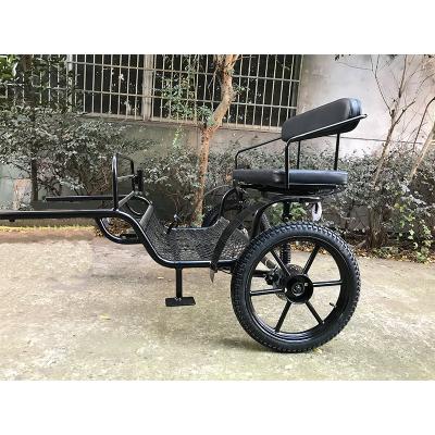 China Lightweight Steel Two Wheel Pony Horse Cart, Pony Horse Carriage for sale