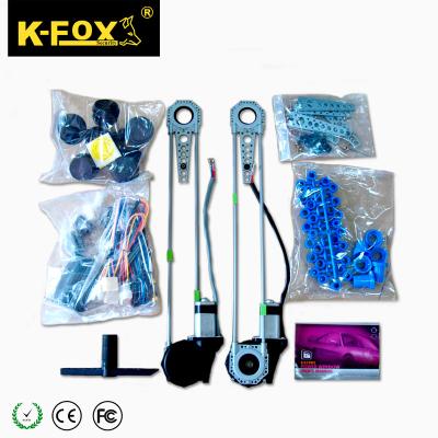 China Universal Keyless Entry Car Window Power Kits With 2 Door Switches for sale