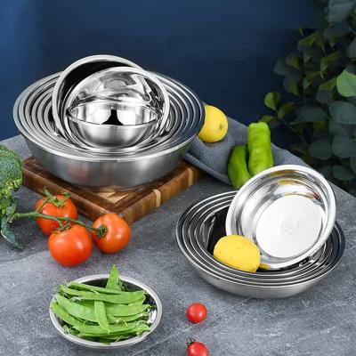 China Storage Metal Trolley Viable Stainless Steel Sink Deep Mixing Bowl for sale