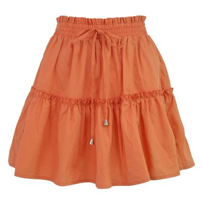 China 2021 Anti-Static Anti-Static Women Fashion Summer High Waist Candy Colors Female Mini Custom Sets Short Womens Skirts for sale