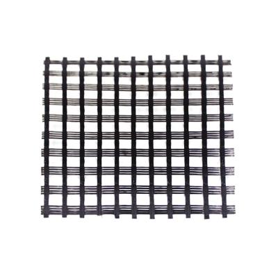 China High tensile strength factory supply attractive price fiberglass geogrid reinforcement for soft soil stabilization for sale