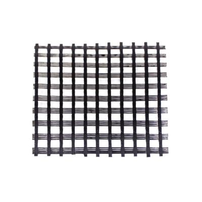 China Custom made high quality high tensile strength fiberglass geogrid woven reinforcement for asphalt sidewalk reinforcement for sale