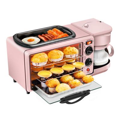 China Home Multifunctional Automatic Cooking Car 3 In 1 Electric Breakfast Makers 3 In 1 Breakfast Machine for sale