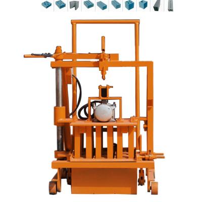 China Building Material Shops Small Business Brick Making Machine Concrete Interlocking Brick Making Machinery for sale