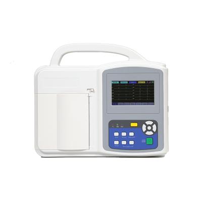 China Metal CE ISO Approved Un-Medical Handheld Electrocardiograph Machine 6 Channel Portable ecg machine for sale