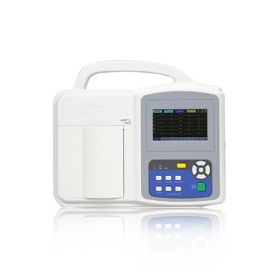 China Metal CE ISO Approved Best Price Digital 6 Channel Medical ECG Machine / Portable Medical ECG Machine for sale