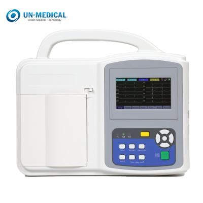 China Newest Plastic ECG Machine 12 Lead 6 Channel ECG Cheap Price for sale