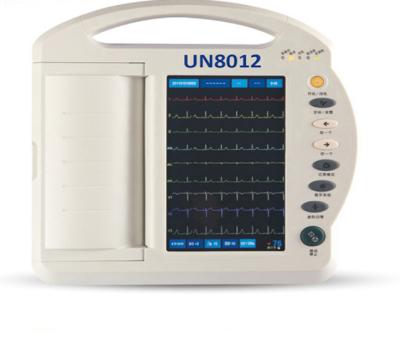 China Portable Electronic Metal Un8012 12 Channel ECG Electrocardiogram Machine For Hospital And Clinic for sale