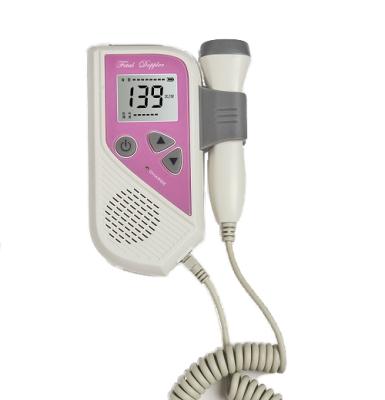 China Medical Equipment Plastic Baby Digital Heart Rate Monitor Handheld Portable Fetal Doppler for sale