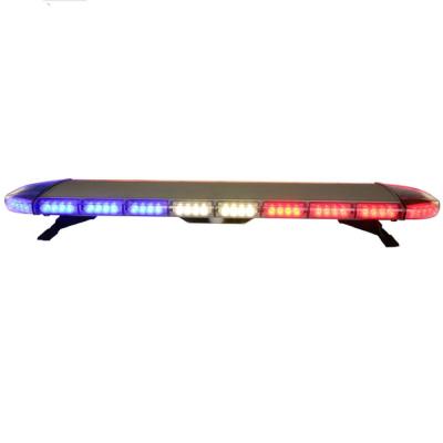 China Poly Carbonate Lens And Aluminum Base 12V Amber LED Vehicle Police Warning Strobe Bar Lights for sale