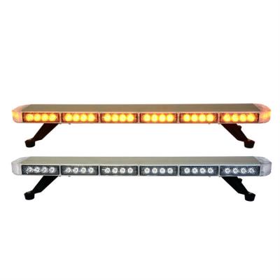 China PC Lens and Amber Strobe Warning Aluminum LED Mini Light Bar for sale