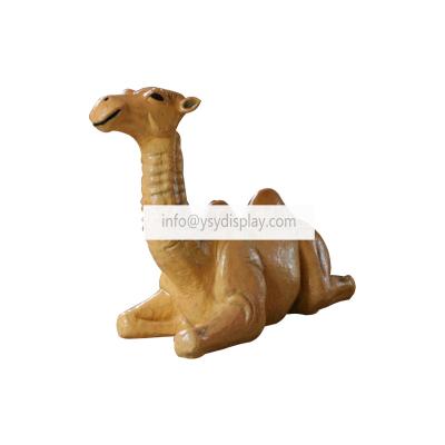 China Life Size Camel Statue In China Ornaments Outdoor Decorative Animal Display Large Custom Fiberglass Sculpture Home for sale