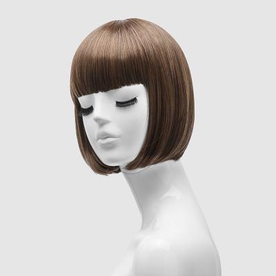 China Wholesale FRENCH LOOP kawaii fashion japanese fancy blonde cut cheap human hair short synthetic wig for woman for sale