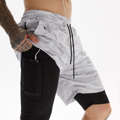 China Custom Fitted Gym Spandex Hombr Workout Viable Muscle Shaping Quick Dry Breathable Fitness Jogging Casual Sports Men's Workout Shorts for sale